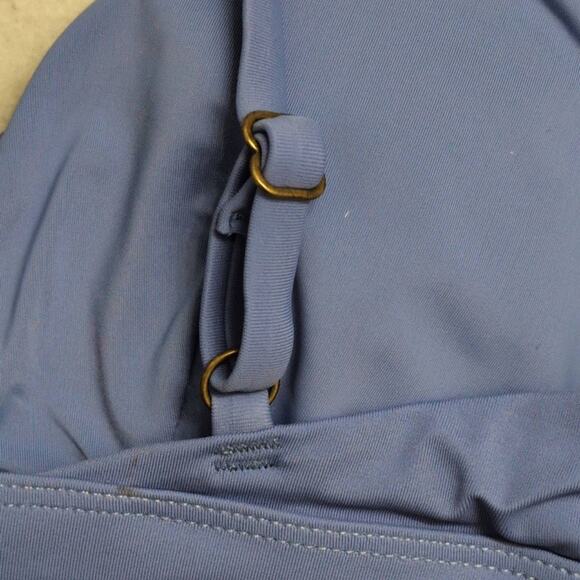 NWT Andie Blue Front Tie Adjustable Straps Crete Top Bikini Periwinkle Blue XS - Picture 3 of 10